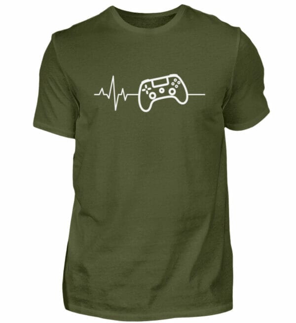 Gamers Heartbeat / Unisex / T-Shirt - Herren Shirt-1109