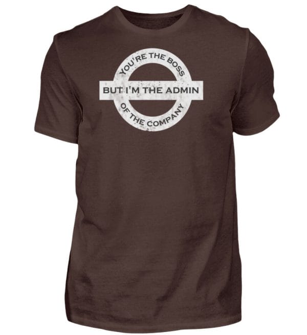 Admin the Boss / Unisex / T-Shirt - Herren Shirt-1074