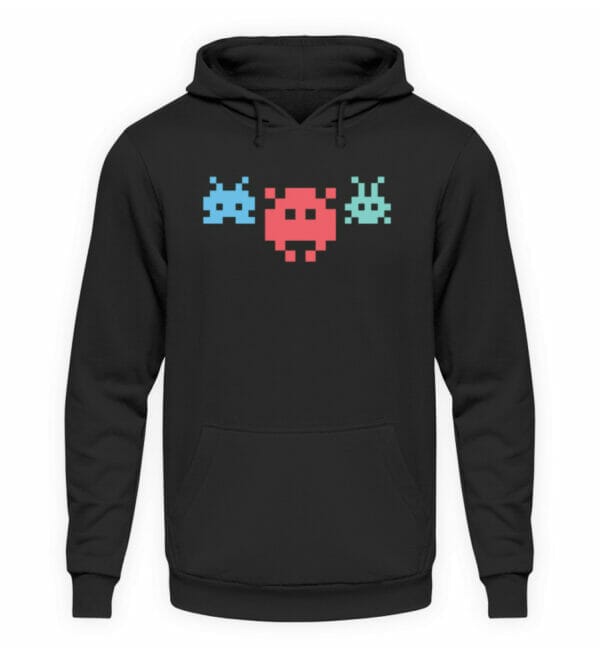 Space Invaders / Unisex / Hoodie - Unisex Kapuzenpullover Hoodie-639