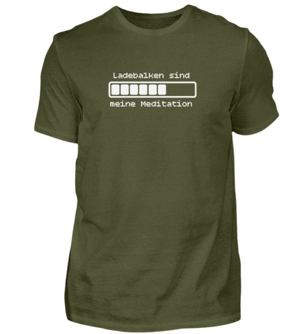 Ladebalken - Meditation / Unisex / T-Shirt - Herren Shirt-1109