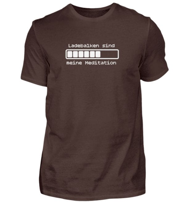 Ladebalken - Meditation / Unisex / T-Shirt - Herren Shirt-1074