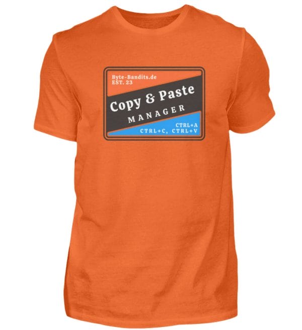 Copy & Paste Manager / Unisex / T-Shirt - Herren Shirt - Herren Shirt-1692