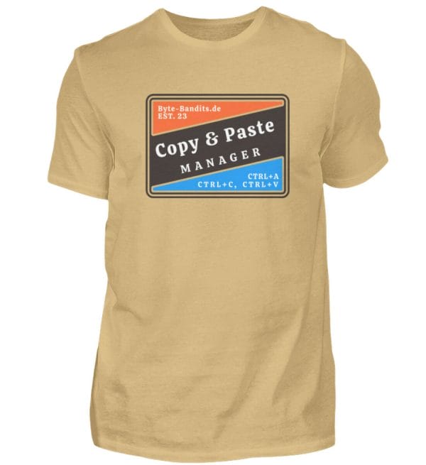 Copy & Paste Manager / Unisex / T-Shirt - Herren Shirt - Herren Shirt-224