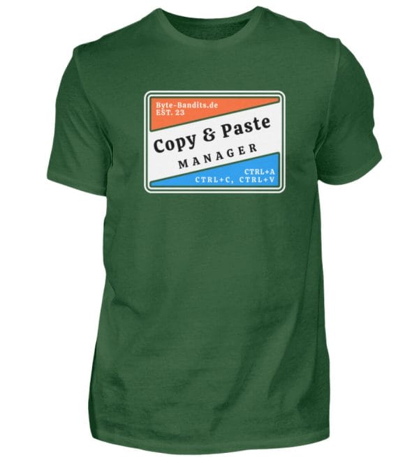 Copy & Paste Manager / Unisex / T-Shirt - Herren Shirt - Herren Shirt-833
