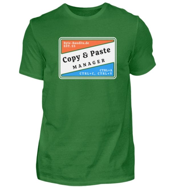 Copy & Paste Manager / Unisex / T-Shirt - Herren Shirt - Herren Shirt-718